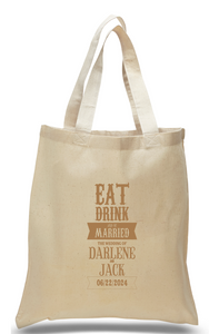 Eat Drink and Be Married Tote