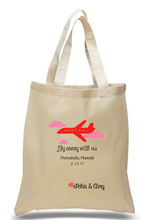 Fly Away With Us! Special Occasion Canvas Tote