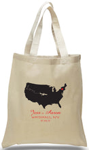 100% Cotton Canvas Tote Designed for Weddings, Travel Clubs and Organizations Available at Discount and Wholesale Prices.