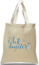 All Cotton Canvas Totes for Weddings, Travel Clubs and Organizations. Custom printing available.