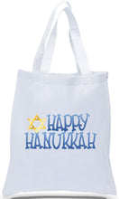 Happy Hanukkah Tote Bags Made of All Cotton White Canvas Just $3.99 Each.