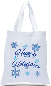 Happy Holidays Gift Tote Made of 100% Cotton Canvas Just $3.99 Each.