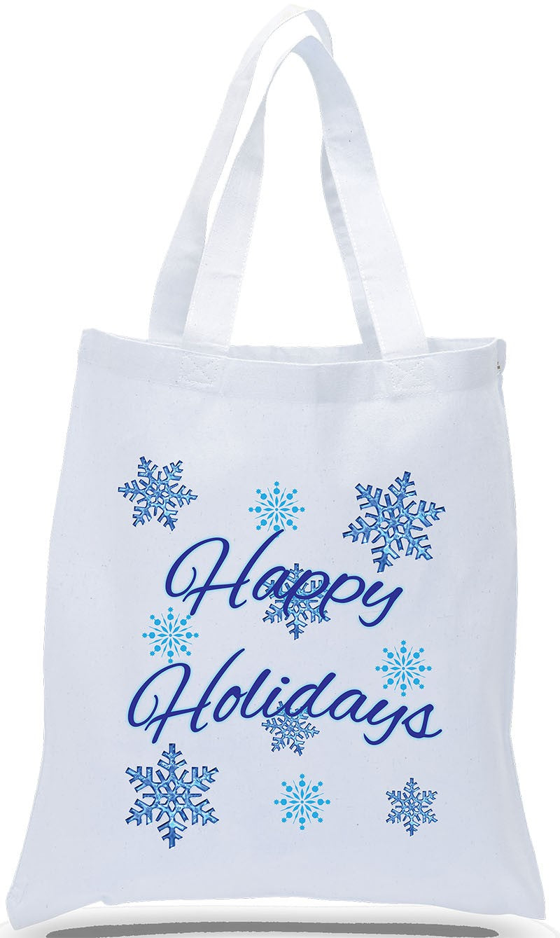 Happy Holidays Gift Tote Made of 100% Cotton Canvas Just $3.99 Each.