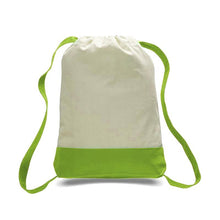 Classic All Cotton Heavy Duty Canvas Back Pack for Sports, School and Travel Available at Wholesale Just $2.99 Each.