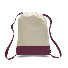 Classic All Cotton Heavy Duty Canvas Back Pack for Sports, School and Travel Available at Wholesale Just $2.99 Each.