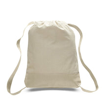 Classic All Cotton Heavy Duty Canvas Back Pack for Sports, School and Travel Available at Wholesale Just $2.99 Each.