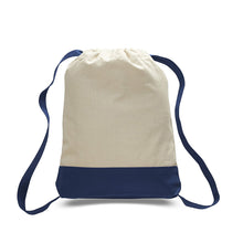 Classic All Cotton Heavy Duty Canvas Back Pack for Sports, School and Travel Available at Wholesale Just $2.99 Each.