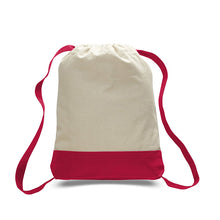 Classic All Cotton Heavy Duty Canvas Back Pack for Sports, School and Travel Available at Wholesale Just $2.99 Each.