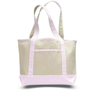 Classic All Cotton Heavy Duty Canvas Teacher's Tote with Side Pocket Just $4.99 Each.