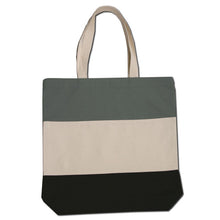 Heavy Duty Tri-Colored Canvas Tote