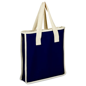 Colored Canvas Shopping Bag