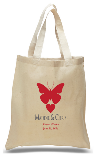 Butterfly Wedding Tote