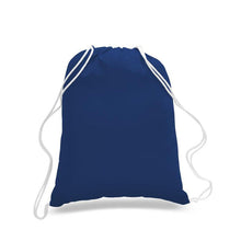 Large Cotton Drawstring Backpack