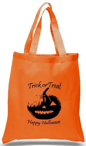 Halloween Trick or Treat Tote with Jack-O-Lantern