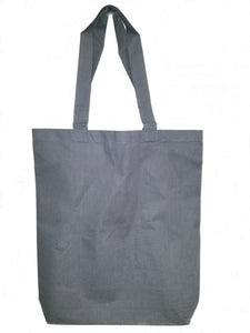 Grey Canvas Tote Bag