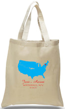100% Cotton Canvas Tote Designed for Weddings, Travel Clubs and Organizations Available at Discount and Wholesale Prices.