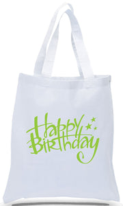 Happy Birthday Canvas Tote Made of 100% Cotton Canvas Just $3.99 Each. These Make Great Gift Totes!