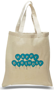 Happy Birthday Canvas Tote Made of 100% Cotton Canvas with Printed Design Just $3.99 Each
