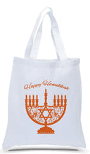 Happy Hanukkah Tote Bags Made of All Cotton White Canvas Just $3.99 Each.