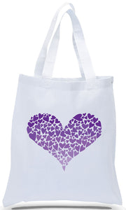 Heart Design on All Cotton Canvas Tote Just $3.99 Each.