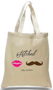 "Hitched" Wedding Welcome Tote Just $3.99 Each.
