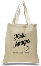 Personalized "Hola Amigos" on Canvas, Ideal for Travel Clubs, Welcome Centers, Weddings and Events! Just $3.99 Each.