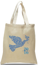 Dove of Peace All Cotton Canvas Christmas Gift Tote Bag Just $3.99 Each.