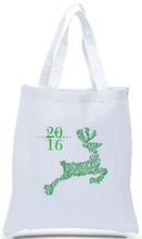 All Cotton Christmas Gift Tote Bag with Reindeer Just $3.99 Each.