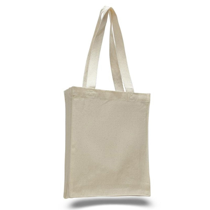 Wholesale Canvas Book Bag With Gusset