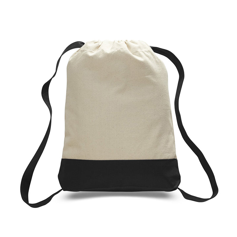 Classic All Cotton Heavy Duty Canvas Back Pack for Sports, School and Travel Available at Wholesale Just $2.99 Each. 