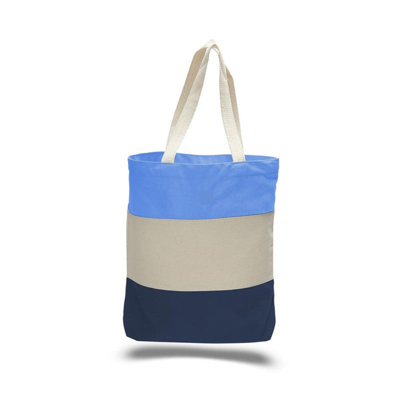 Tri-Colored Heavy Duty Canvas Tote Just $2.99 Each.