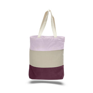 Tri-Colored Heavy Duty Canvas Tote Just $2.99 Each.
