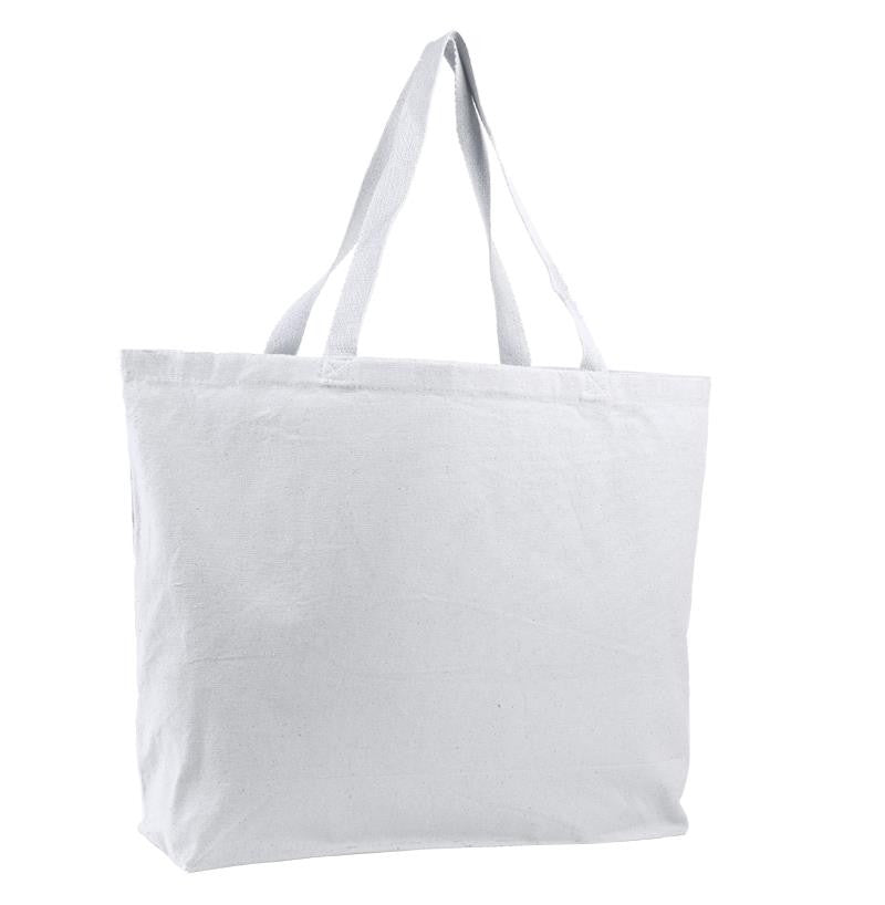 1 x Plain 100% Cotton Black Cotton Shopping Shoulder Tote Bag with