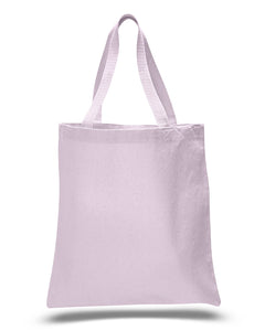 Light Pink Cotton Tote Bag 15 x 16