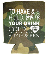 Wedding Koozies Available in Many Colors Just $1.99 Each.