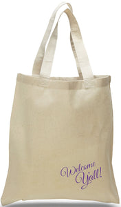 Welcome Y'all Event Greeting Tote